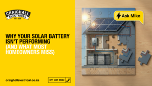 Solar battery system not performing due to poor system design and missing components